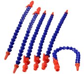 Boquilla redonda ajustable de manguera de tubo de refrigerante de aceite de agua Flexible de plástico de 30cm
