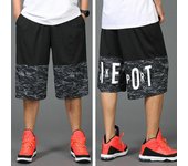 Pantalones cortos de baloncesto de verano para hombre, pantalones cortos deportivos sueltos de gran tamaño, pantalones de playa transpirables informales 7XL