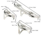 3 unids/set protector de llave de latón para saxofón Alto reparación de kits de protección de llave con fieltro oro