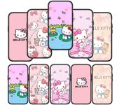 Para iPhone 16 15 Xiaomi Redmi Note 13 12 11 Pro Max X 9 14 XR Samsung Galaxy A15 S24 S23 S20 FE Plus A05 14C Huawei OPPO Funda de teléfono encantadora Hello Kitty for iPhone 13 ciervo