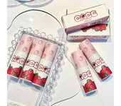 Pintalabios mate de terciopelo, arcilla de barro, labios de fresa, maquillaje resistente al agua, tinte de labios rojo suave y duradero, brillo de labios con pigmento