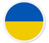 Aimant Rond - Ucrania - 10 cm - 50 piezas - Multicolore - Mixte