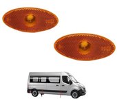 2 luces laterales para Renault Master Mk3 2010-2020 Movano B NV400 OEM 261B00001R 2618000Q0A