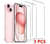 Protectores de pantalla de vidrio templado para iPhone 15 Plus, 15, 14, 13, 12, 11 Pro Max, cristal transparente para iPhone 14 Plus, 12, 13 Mini Galaxy A01