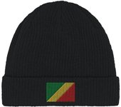 Bonnet Drapeau República del Congo en Noir