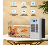Calentador de agua para tanque de peces pequeño de 100W y 30L, enfriador para acuario, acuario electrónico semiconductor UK Plug varios colores