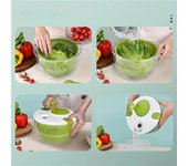 Ensalada Spinner lechuga verduras lavadora secadora escurridor colador para verduras de hoja herramientas de cocina