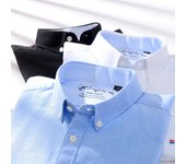 Camisa informal de algodón Oxford de manga larga para hombre - Estilo chaqueta primavera/otoño M