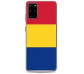 Coque Téléphone - Samsung - Galaxy S20 Ultra - Drapeau Roumanie - Souple - Multicolore