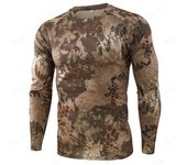 Camiseta de manga larga para hombre, camisetas con estampado de camuflaje 3D, camisetas gráficas para hombre y mujer, camisetas deportivas de moda, camisetas para exteriores, ropa de camuflaje S