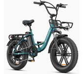 Bicicleta eléctrica ENGWE L20 Boost con par de 250 W | 48 V, 13 Ah | Autonomía de 126 km | Neumáticos MTB 20x4.0 | Modo Boost M verde