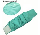 Pañal de perro Hembra Macho Lavable Duradero Pañal Perrito Impermeable Pañal Francés Bulldog Fisiológico Ropa Interior Sanitaria XL
