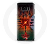Coque pour Samsung Galaxy S8 Plus Stranger Things Saison 4 Affiche Equipages de la Nouvelle Théorie