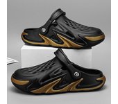 Sandalias para hombre, zapatos casuales, zapatillas ligeras de EVA, zapatos a juego de colores, zuecos de playa de verano 45 blanco