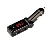 Reproductor MP3 para coche FOXNOVO - Puerto de carga USB - AUX-IN - Bluetooth - Negro