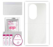 apgo Protective Skin Sticker for the back compatible with Huawei P50 Pro, Wrap Film, Foil, Vinyl - Pattern Matte Transparent