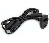 Cable de carga USB - Microsoft - XBOX 360 - 1,75 m - Negro - Ecológico