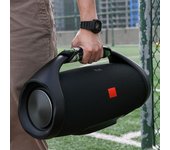 Correa para el mango del altavoz engrosada, accesorio universal para la muñeca con almohadilla para altavoz inalámbrico, pegatina ligera para JBL Bombox 3/2/1 negro