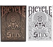 Bicicleta Styx naipes baraja de póquer tamaño juegos de cartas trucos de magia blanco