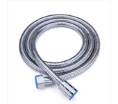 Accesorios Manguera de ducha de acero inoxidable de alta presión Tubería de extensión Manguera de grifo de tubería de agua plata