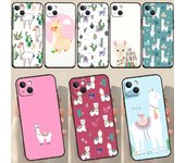 Funda Lama Llama Alpacas para iPhone X XR XS Max 12 13 Mini 7 8 Plus SE 2020 11 12 13 14 15 Pro Max Contraportada iPhone 12 mini