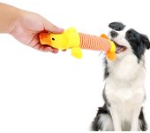 Perro Gato Juguetes De Vellón Elefante Pato Cerdo Mascota Juguetes Divertidos De Peluche Pet Squeak Chew Sound Toy Pig