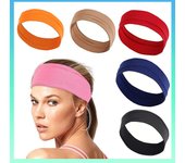 Banda elástica para el cabello de 24 colores, cómoda y versátil, que absorbe el sudor, ideal para correr, fitness, deportes, antitranspirante, regalo, diadema de yoga, accesorio para el cabello.