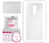 apgo Ultra Clear Protective Skin Sticker for the back compatible with OnePlus 8, Wrap Film, Hydrogel Film, Flexible, Soft TPU with positioning layer e