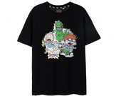Rugrats - Camiseta gráfica calcárea para hombre L negro