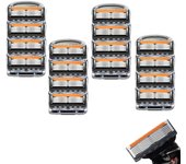 Cuchillas de repuesto compatibles con Gillette Proglide 16 piezas Cuchillas de repuesto compatibles con Gillette Fusion 16 piezas Cuchillas de repuesto para maquinilla de afeitar