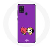Coque pour Samsung Galaxy A21S BTS Bangtan Sonyeondan BT21 Tata V Chimmy Jimin