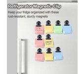 Clips magnéticos de alta resistencia, sujetadores redondos negros para pizarra blanca y nevera, soporte para bolígrafo, 10 Uds. 10 pcs negro