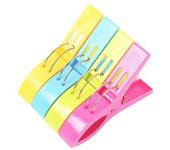 4 pinzas grandes para ropa, pinzas para toallas de playa, pinzas para tendedero 4pcs