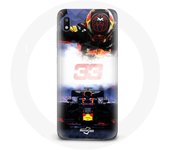 Funda para Samsung Galaxy A10 Formula 1 Max Verstappen F1 Driver Negro Rojo y Amarillo