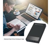 Caja de disco duro externa de 6Gbps USB 3.0 a SATA III de 2,5 pulgadas y 3,5 pulgadas HD UK Plug
