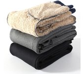 Pantalones De Chándal para Hombre Pantalones Gruesos Y De Terciopelo Pantalones Rectos Casuales Pantalones De Chándal De Algodón Deportes para Correr Lana De Lana Ropa De Invierno Pantalones para Hombres 5XL