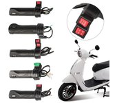 Acelerador de giro para bicicleta eléctrica, acelerador de manillar, piezas de scooter eléctrico, puño del acelerador para ciclismo 1