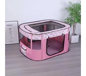 Suministros para mascotas Perrera para gatos Jaula para perros Cerca cerrada para mascotas Tienda de campaña Espacio grande Sala de parto para gatitos 70x55x40CM verde