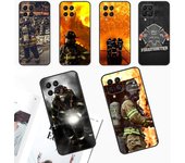 Funda de héroes bomberos para Samsung Galaxy M54 M34 M14 M21 M31 M51 M12 M32 M52 M13 M33 M53 M30s M31s M20 M55 Samsung M20
