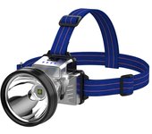 Linterna frontal LED recargable de alto brillo con 3 modos de luz compatible con sensor de movimiento plata