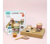 Simulación creativa de grupo de café, escena infantil, simulación de taza de café, té de la tarde, juego de galletas, juguetes de casa de juego