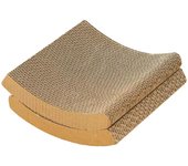 Recambio de almohadilla rascadora para gatos, cartón rascador para gatos, papel corrugado duradero, multifuncional para gatos