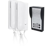 Intercomunicador de audio con cable - SCS SENTINEL - AudioKit DUO - 2 auriculares - Volumen ajustable - Blanco