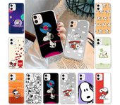 Funda para Samsung A04, A14, A23, A34, A54, M23, M33, M52, M53, Realme 10, 9, C30S, C35, C55, VIVO Y02S, Y21, Y51, X80 Pro, transparente, NI36, Snoopy Samsung A23 5G gris