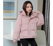 Chaqueta cálida con capucha y forro corto y esponjoso de talla grande para mujer de invierno XXL blanco