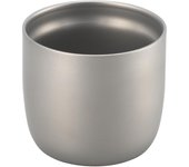 Vaso doble de titanio Maruyama Giken SOUEN de 170 ml Vaso de titanio para hielo Fabricado en Japón Tsubame Sanjo SE-13 plata