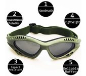 Nuevas gafas de motocicleta, gafas de ciclismo elásticas CS, gafas de seguridad tácticas a prueba de viento, antipolvo, gafas para deportes al aire libre