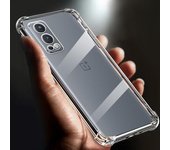 Funda de teléfono de TPU suave transparente a prueba de golpes con bolsa de aire engrosada para OnePlus Nord 2 5G, funda trasera transparente de 6,43 pulgadas DN2101DN2103 For OnePlus Nord2 5G puro