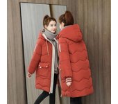 Chaquetas de plumón, abrigo de invierno para mujer, Parkas con capucha, chaqueta cálida de invierno, abrigo, chaqueta acolchada de algodón de talla grande XS-3XL S beige