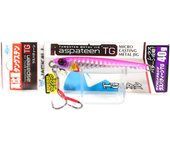 Jackall Metal Jig Raspateen TG Tungsteno 40 gramos Rosa Plata (3813)